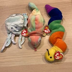 Set of 3 Beanie Babies